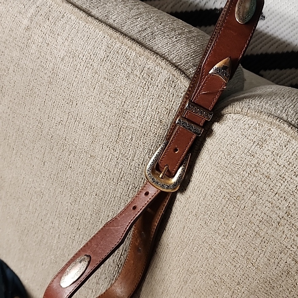 Brighton leather belt 36"